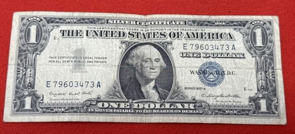 1957-A One Dollar Silver Certificate E79603473A