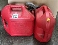 Gas Jugs Pair of Five Gallon
