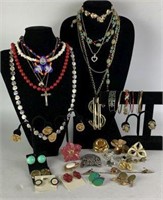 Assortment of Costume Jewelry