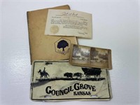 Council Grove Tag, Slide, Councillor 1937