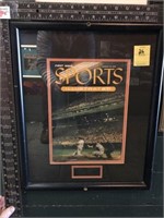 FRAMED FIRST ISSUE OF SPORTS ILLUSTRATED COVER
