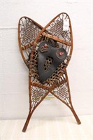 PAIR WOOD SNOW SHOES
