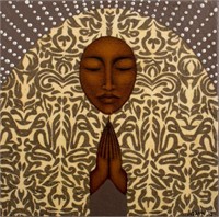 Tamara Adams "Prayer Painting" Mixed Media, 2015