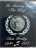 Elvis Presley Commemorative Minted Coin