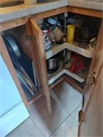 Contents of Lower Kitchen Cabinets