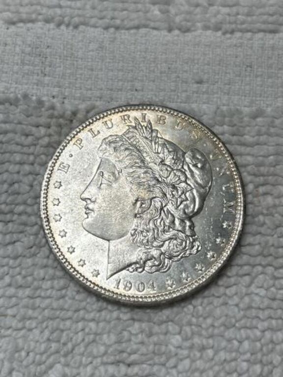 1904 O MORGAN SILVER DOLLAR