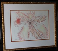 Marvel Pyrokinesis Artwork Picture Signed 24"X21"