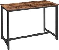 HOOBRO Bar Table, 120 cm Rectangular Pub Table, Di