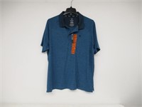 Hurley Men's XXL Short Sleeve Polo Shirt, Blue