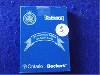 10th Ann. Edition Fire Safety Cards Toronto Blue
