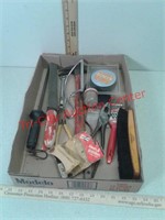 Lot of miscellaneous tools, knife sharpeners,