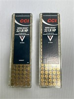 CCI Mini Mag 22 LR HP Cal Copper Plated Hollow