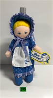 Vtg Blue Bonnet Sue Doll Like New on stand