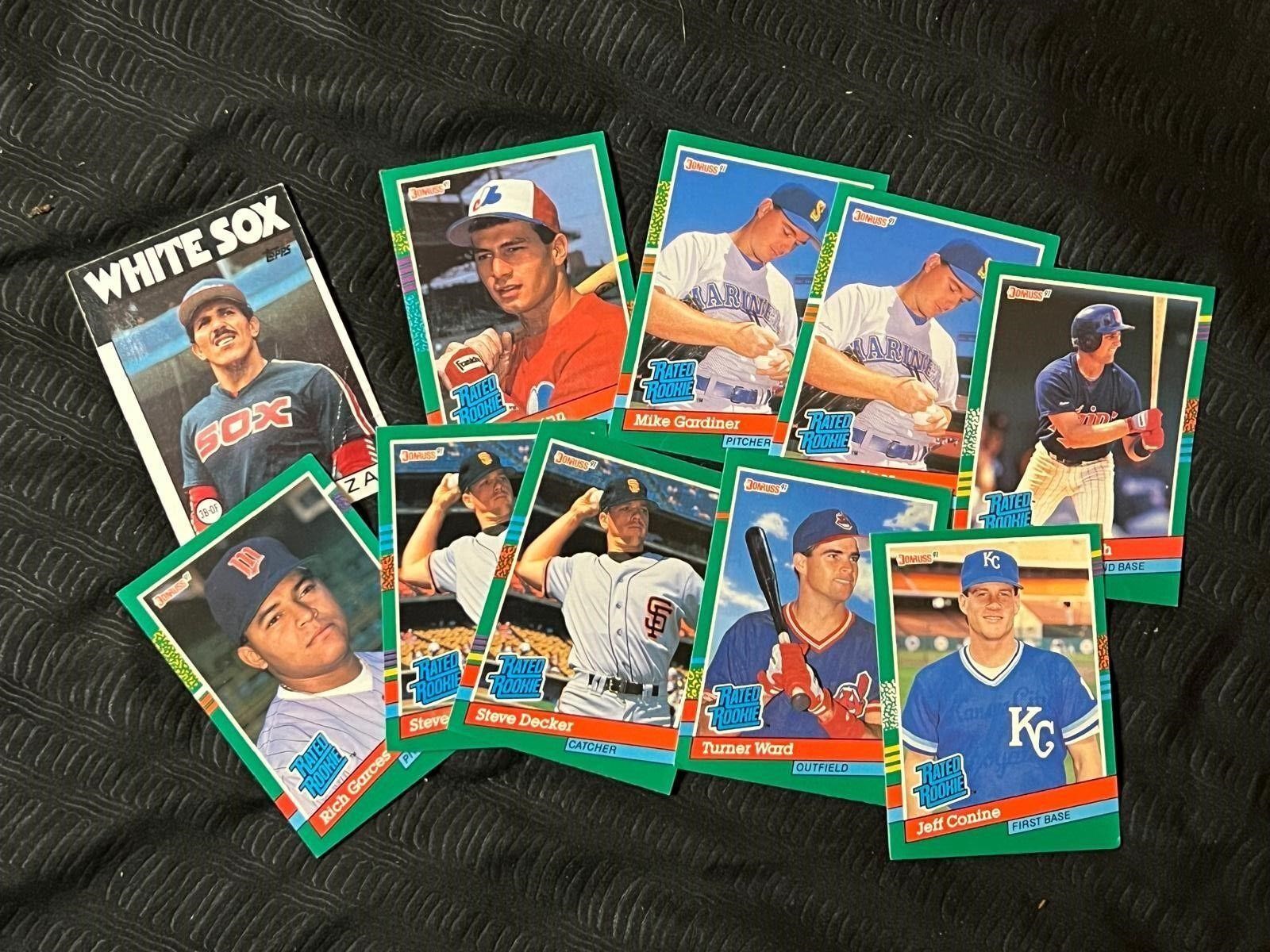 10 Loose BaseBall Cards