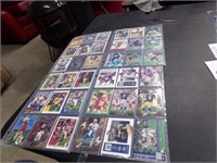 4 sheets NFL stars cards