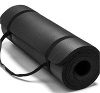 Yoga Mat W/ Strap-blk
