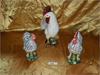 Porcelain Decorative Roosters