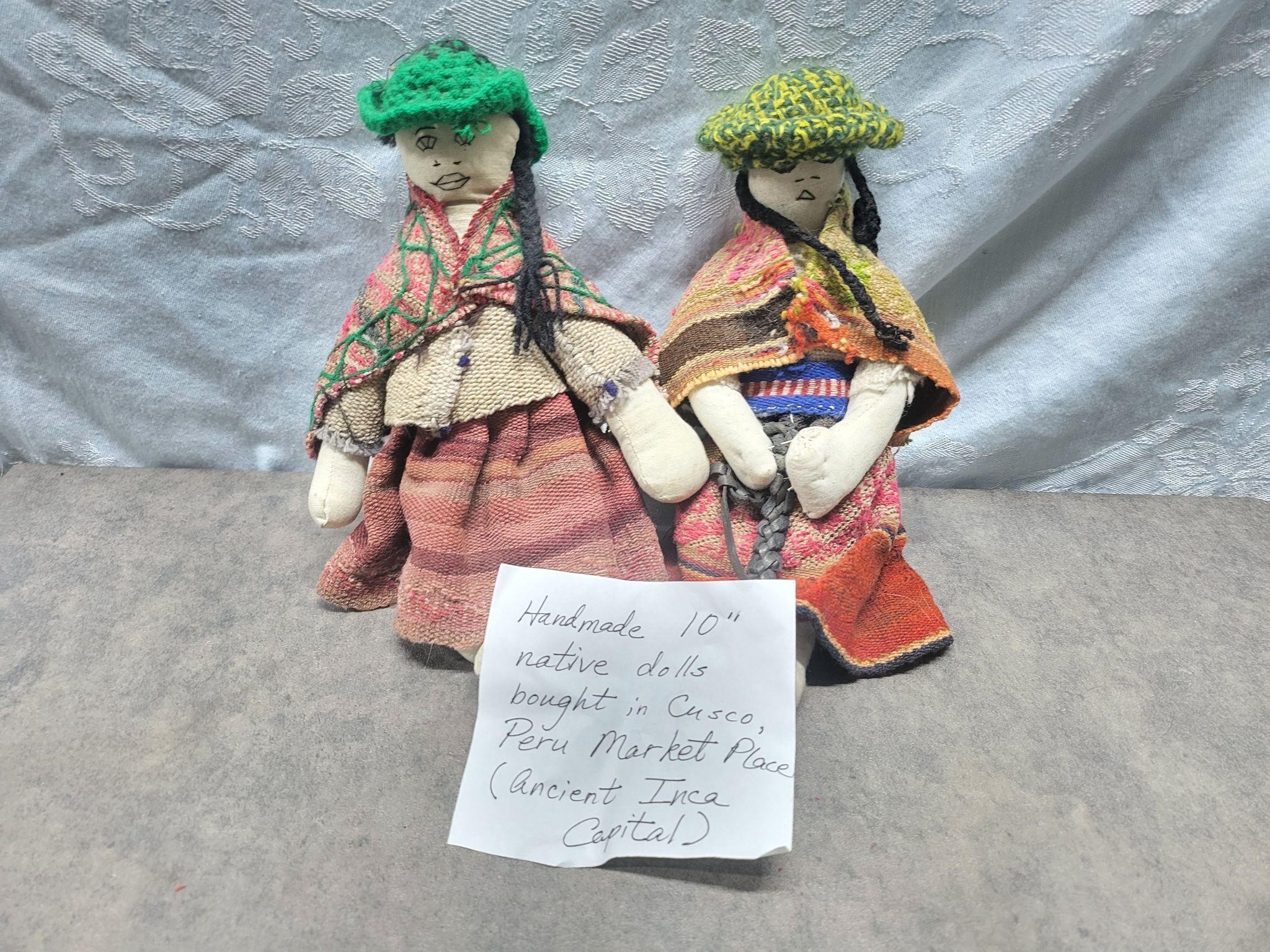 Pr. Handmade Native Dolls