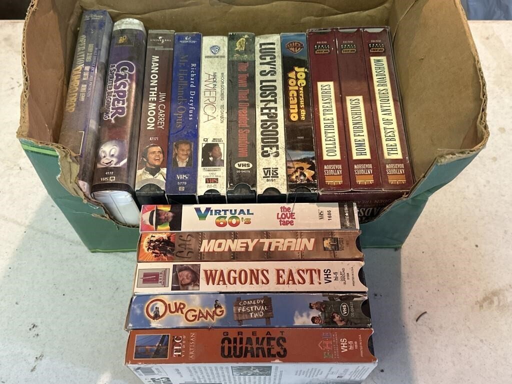 vintage VHS movies