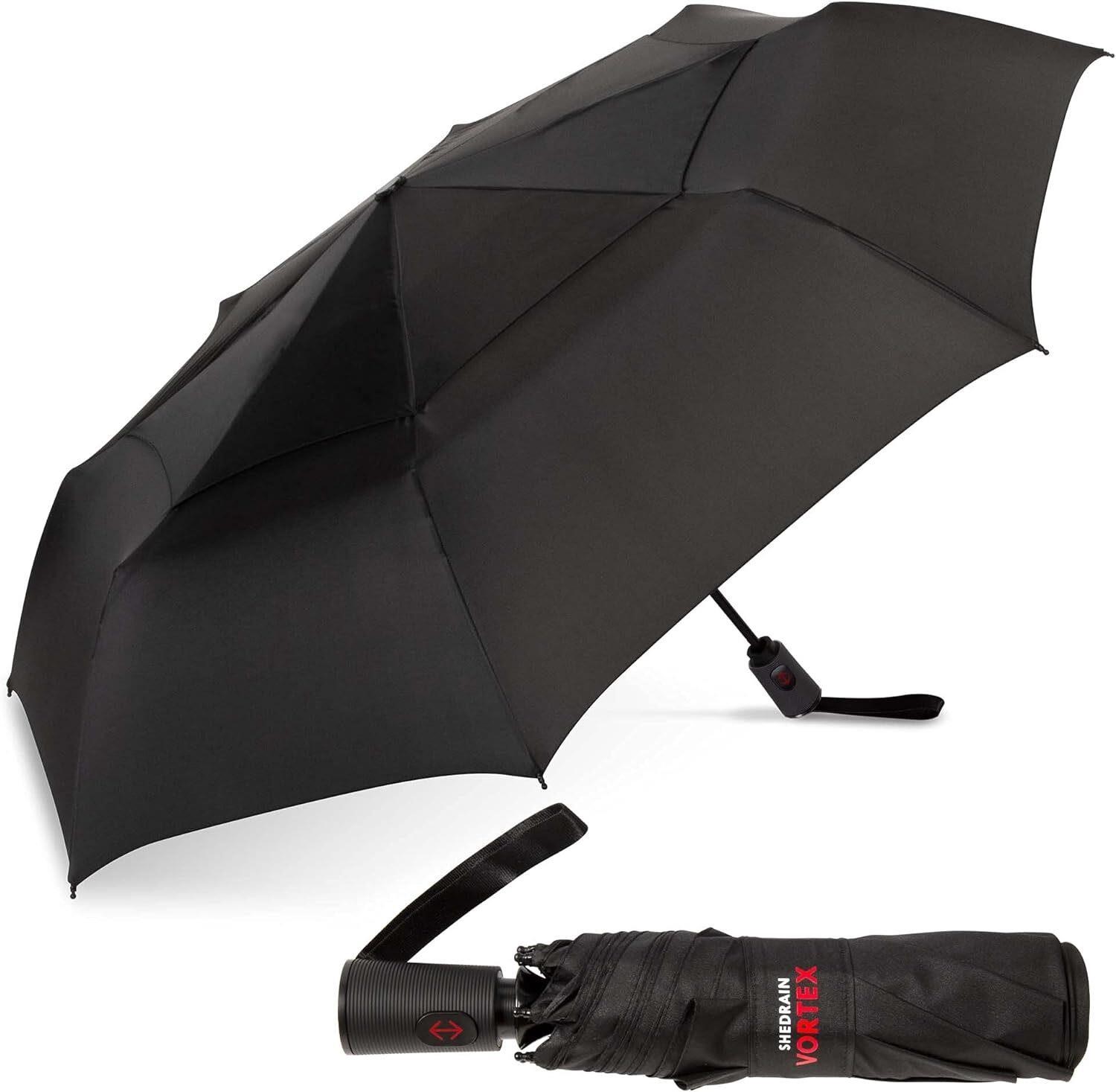 ShedRain Vortex Compact Windproof Travel Umbrella