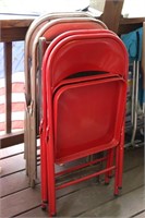 Assorted Metal Folding Chairs