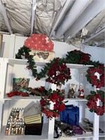 Large Lot X-Mas Holiday Decorations
