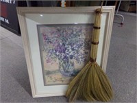 Flower Picture and Broom