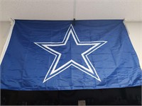Dallas Cowboy's flag 58"x35"