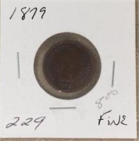 1879  Indian Head Cent