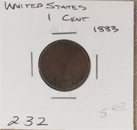 1883  Indian Head Cent
