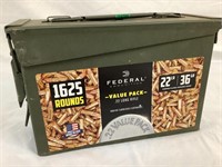 Federal value pack 22 Long Rifle 1625 rounds