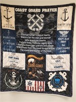Coast Guard Prayer blanket