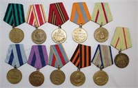 Eleven Various Soviet 1945 Medals