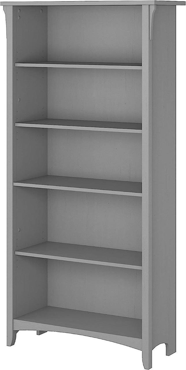 Salinas Bookcase  Cape Cod Gray  12D x 32W