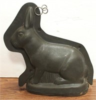 Antique Tin Rabbit Mold