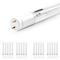 PARMIDA 17-Pack LED T8 Hybrid Type A+B Light Tube,