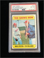 1969 Topps Ted Shows How Ted Williams #539 PSA 4 V