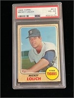 1968 Topps #414 Mickey Lolich PSA 4 VG/EX World Se