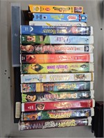 Kids VHS Movies Lot of 16