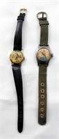 CINDERELLA WATCH & MICKEY MOUSE WATCH