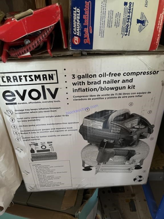 Craftsman evolv 3 gallon  air compressor