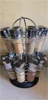 Spinning Spice Rack with spices