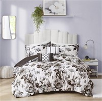 Intelligent Design Dorsey Floral Print Comforter