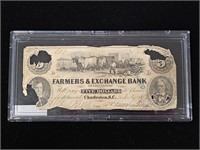 1857 The Farmers & Exchange Bank $5 Note