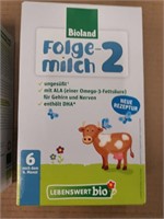 Brand New  2 Boxes of Bioland Folge-Milch 2