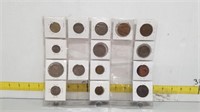 (15) Great Britian Coins - Various Dates &