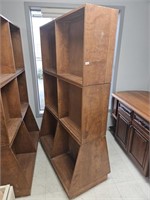 Two Sided Display Cabinet 48" X 25" X 80"