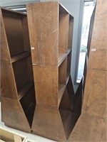 Two Sided Display Cabinet 48" X 25" X 80"