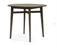 Stamford 39.75" Gray wood bar height patio table