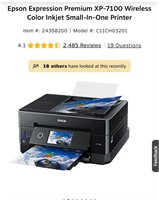 Epson Expression Premium XP-7100 Printer